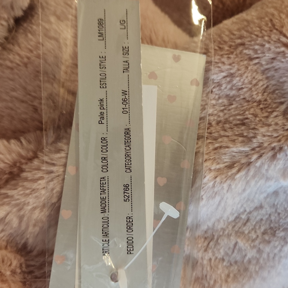 Women's Teddy Jacket - Pale Pink